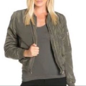 Olive Green Bomber Jacket